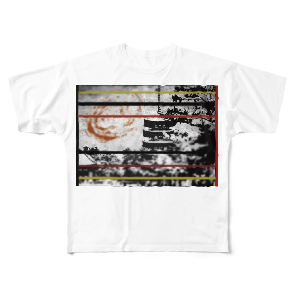 L-cotの城 All-Over Print T-Shirt