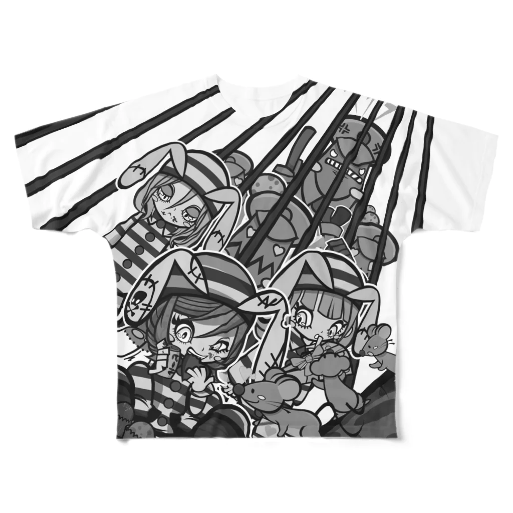  mani. WEBSTORE SUZURIの牢獄チョコレート All-Over Print T-Shirt