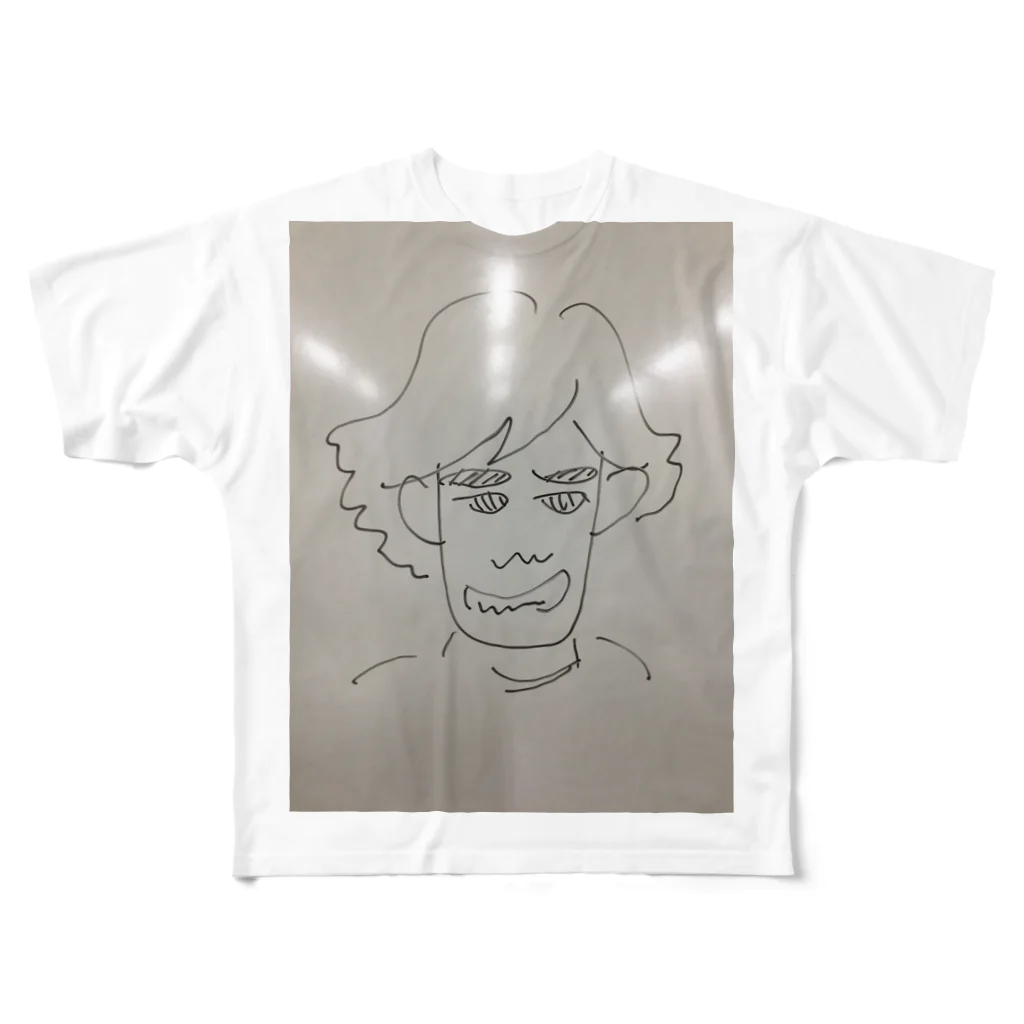 麻生塾 デザイン･クリエイティブ実験SHOPのひろかずくんケース All-Over Print T-Shirt