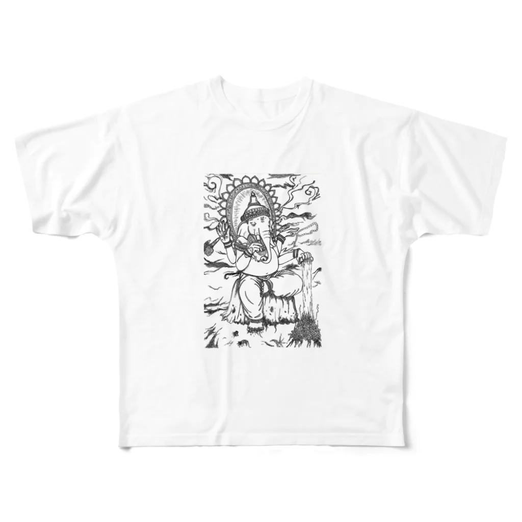 kazamaの放棄 フルグラフィックTシャツ