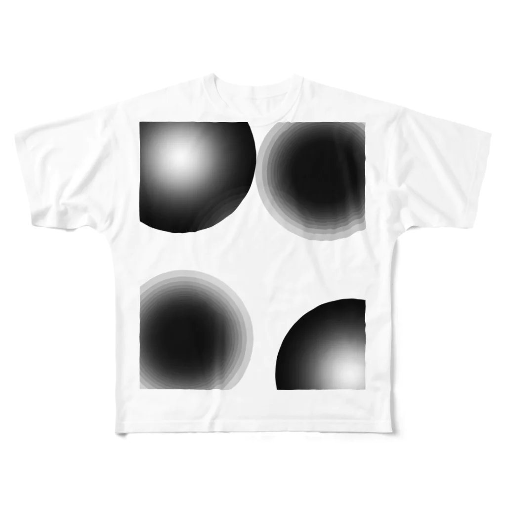 fulltory factoryのball フルグラフィックTシャツ