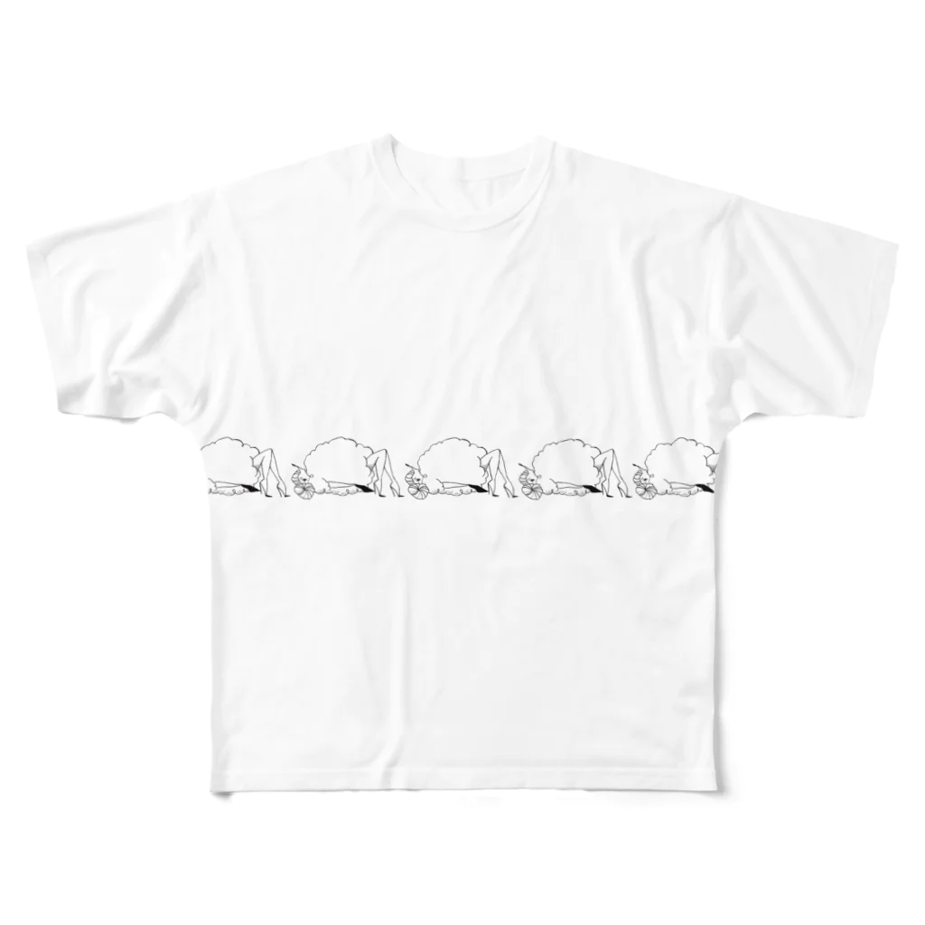 びびうにのハニーちゃん　られつ All-Over Print T-Shirt