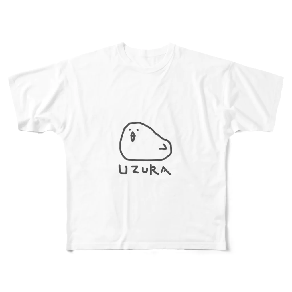 ずーのうずら フルグラフィックTシャツ