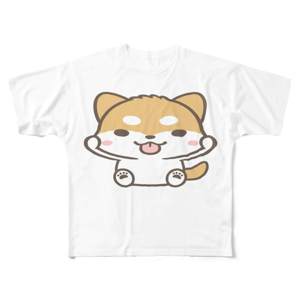 ☀️ひなたぼっくすの🐕のびしば フルグラフィックTシャツ