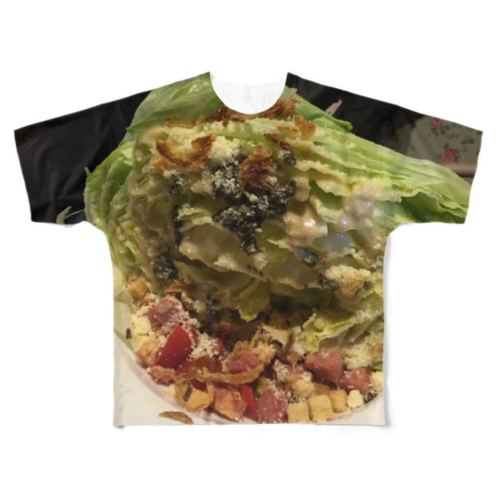 showtaのCaesar  Salad フルグラフィックTシャツ