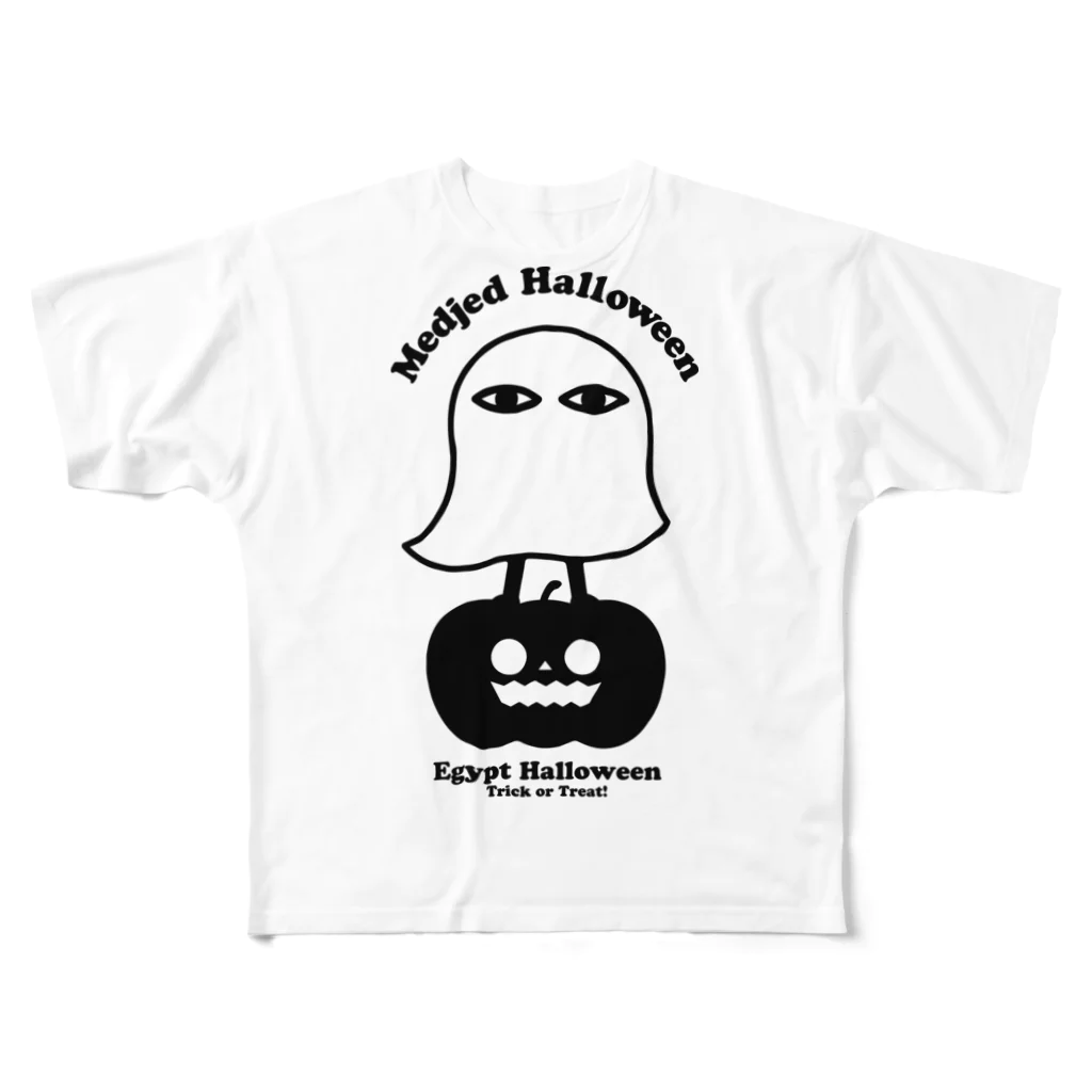 NAGOMI-Creationのメジェド　ハロウィン フルグラフィックTシャツ