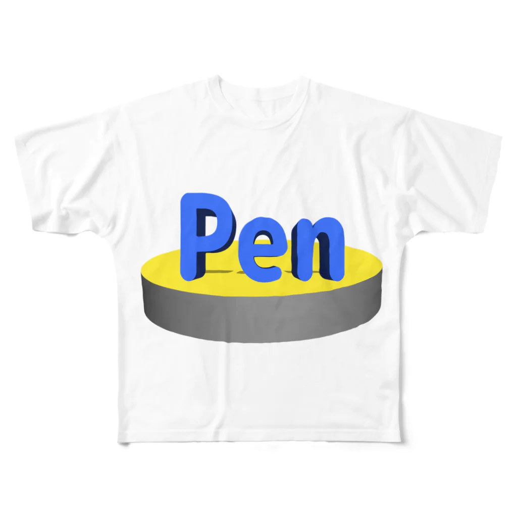 ミラくまのPen フルグラフィックTシャツ