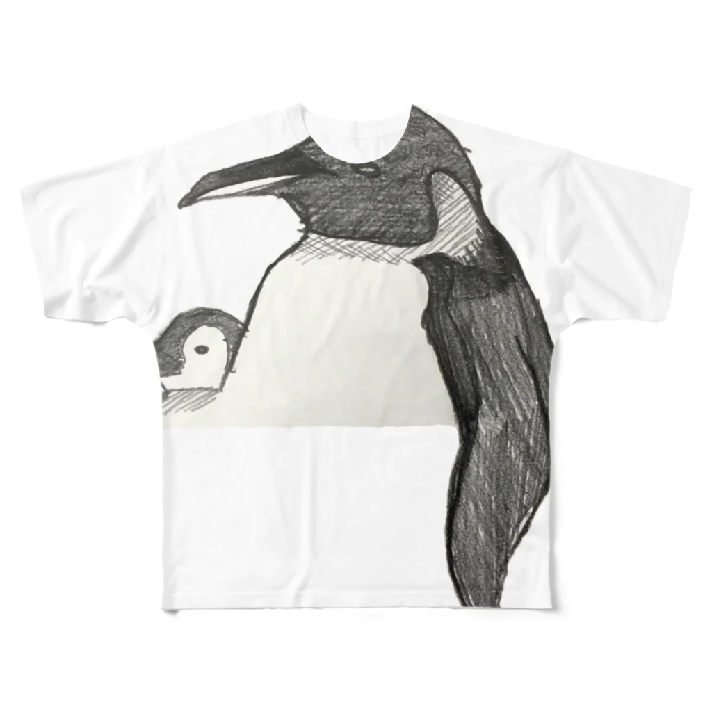 いぐ丸のコウテイペンギン All-Over Print T-Shirt