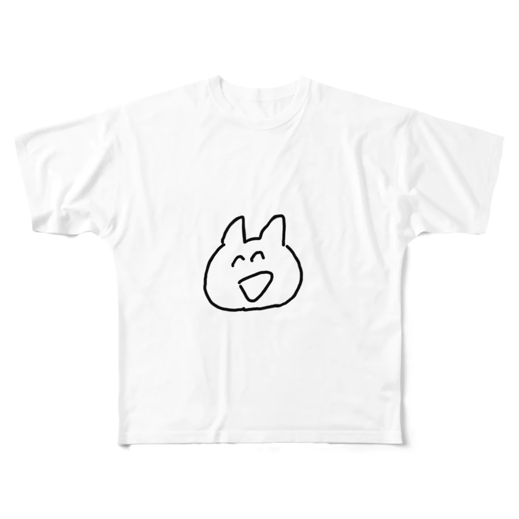 FUJIHARAの犬っぽい動物 All-Over Print T-Shirt