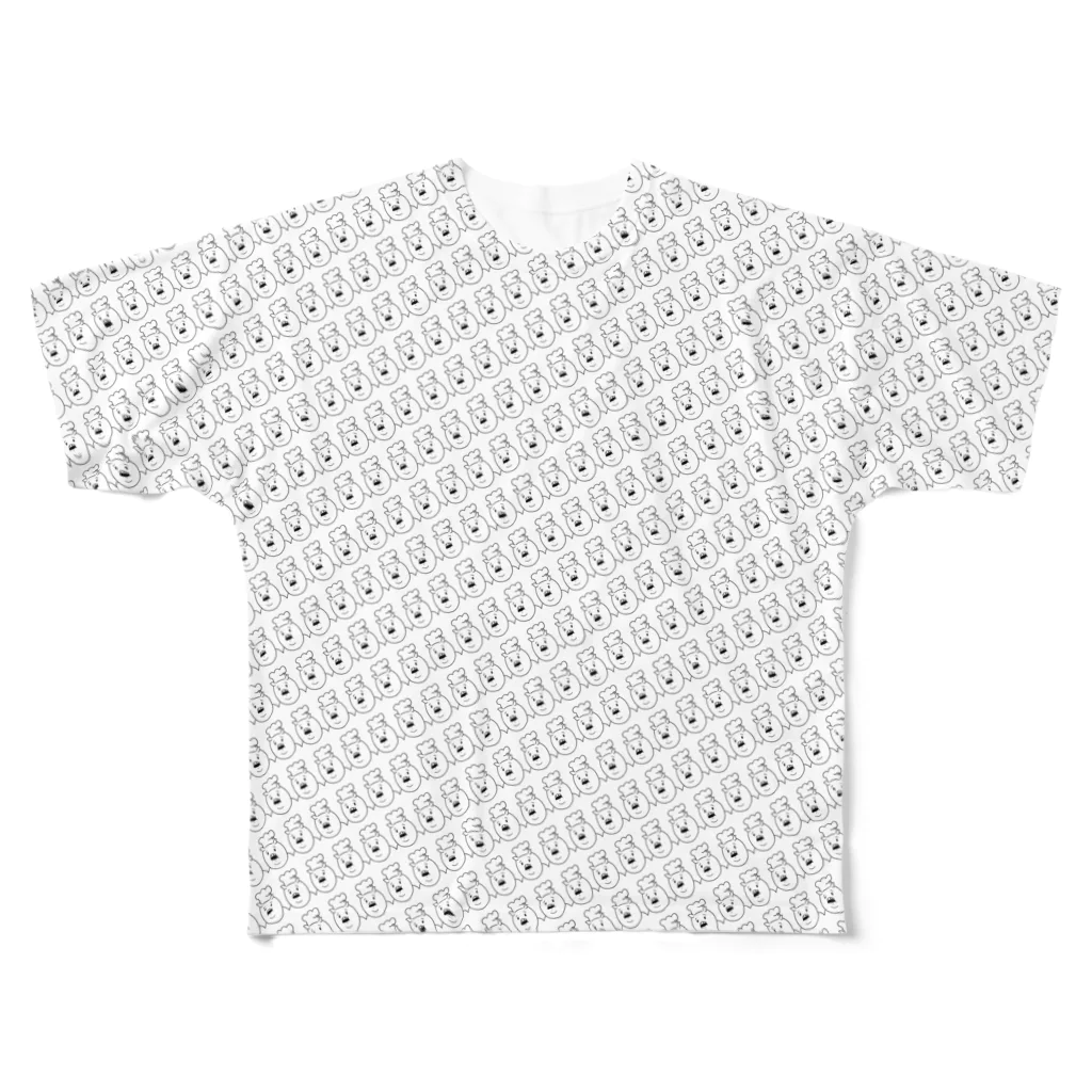 TONKATSU GOODS SHOPの整列 All-Over Print T-Shirt