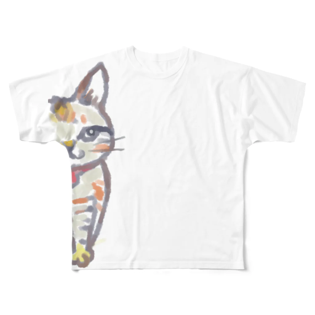 タオのチラみそ All-Over Print T-Shirt