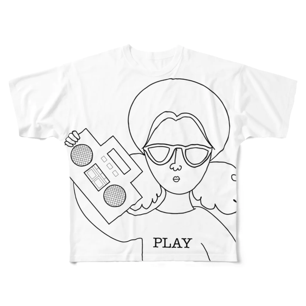 from AのミスターPlay フルグラフィックTシャツ