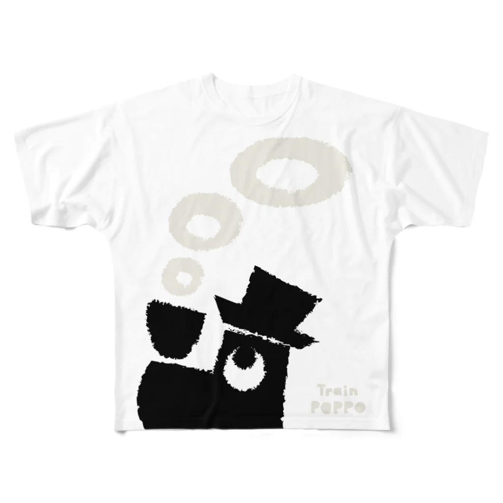 つぼいたけしのACROBATIC POPPO All-Over Print T-Shirt