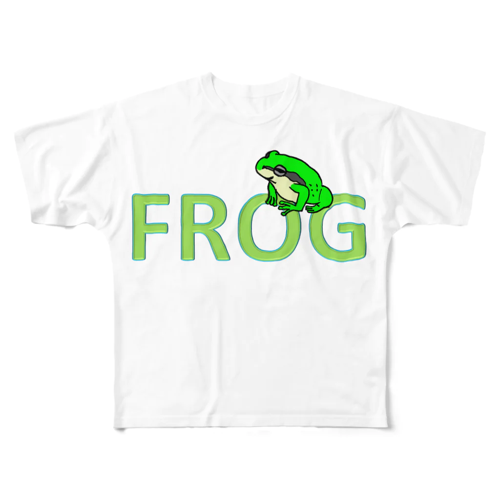 ピクオ工房のFROG フルグラフィックTシャツ