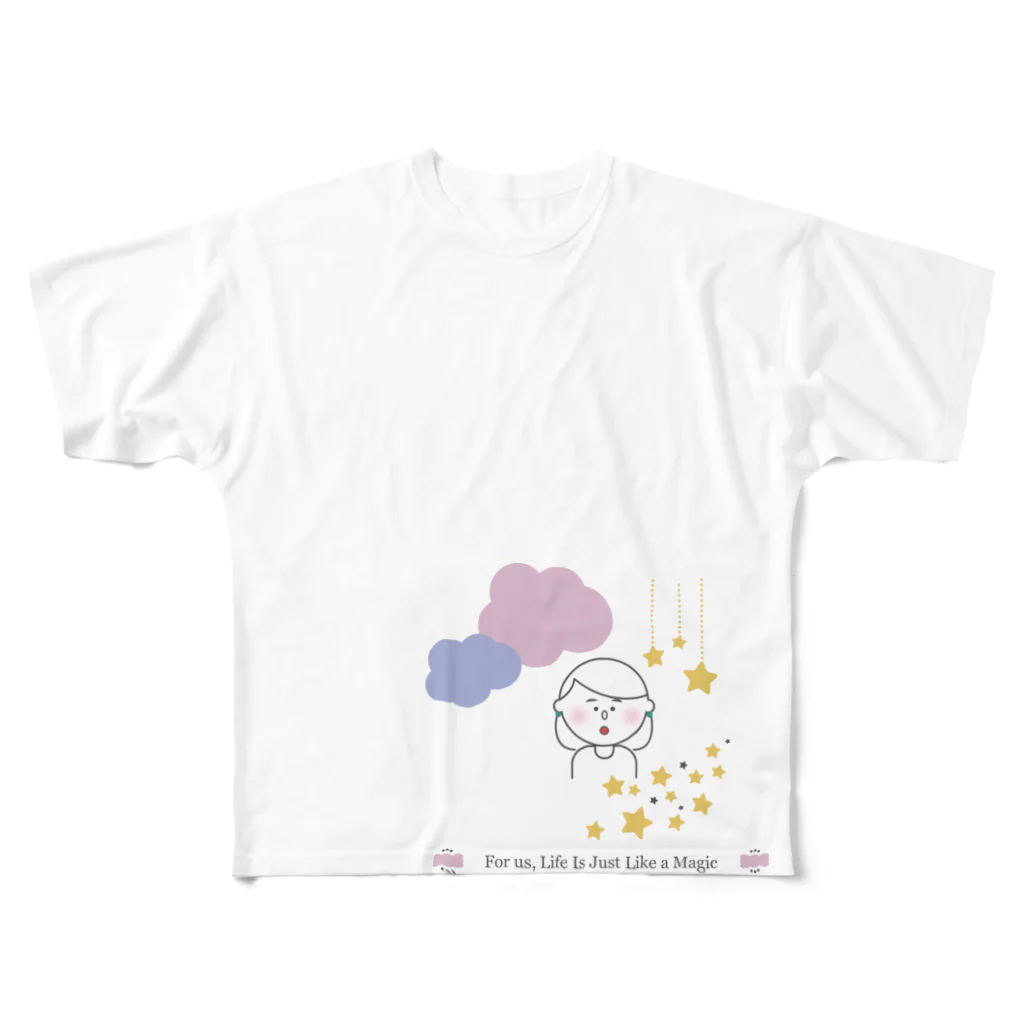 ゆてぃのMagic フルグラフィックTシャツ