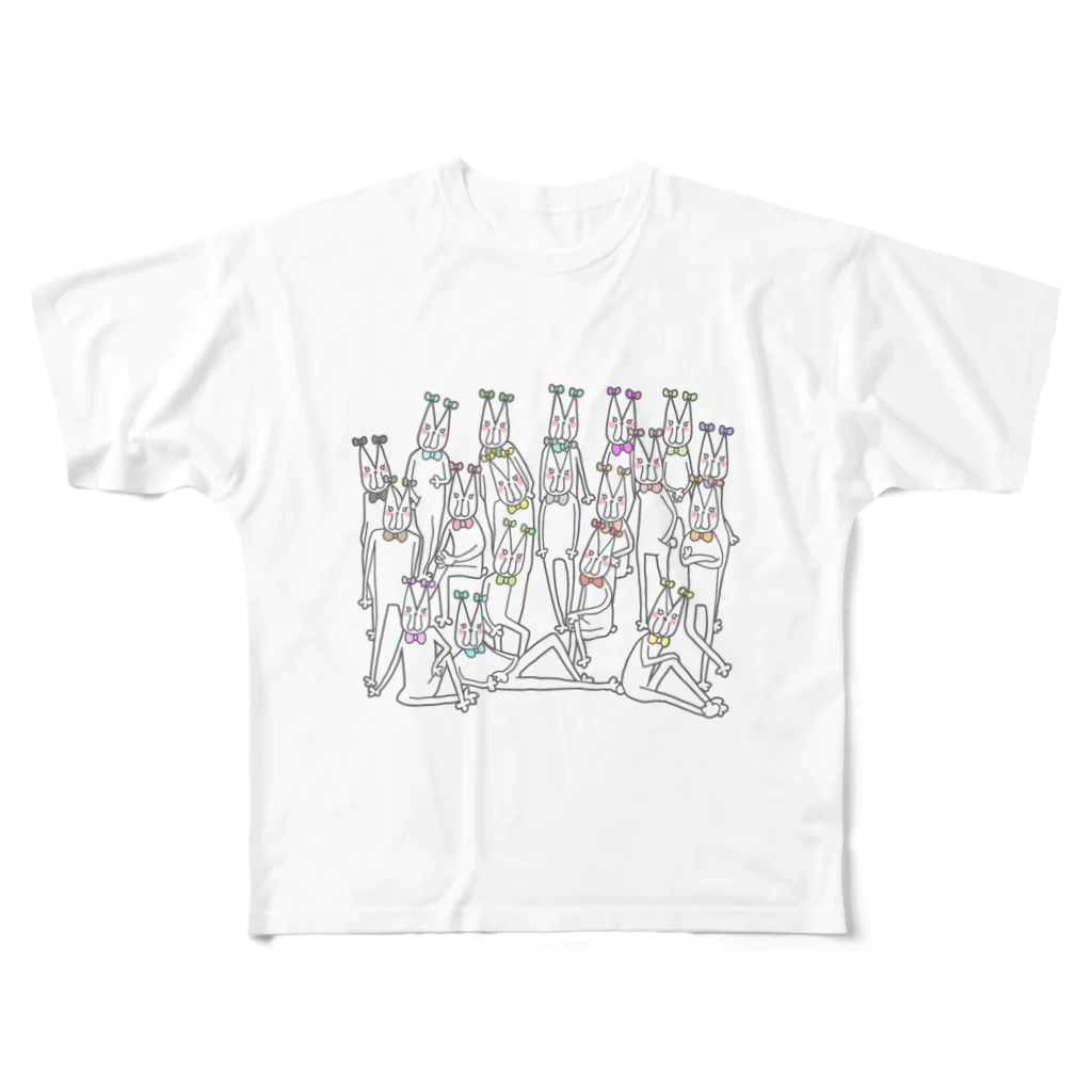 うーにゃ専門店のねこざいる All-Over Print T-Shirt