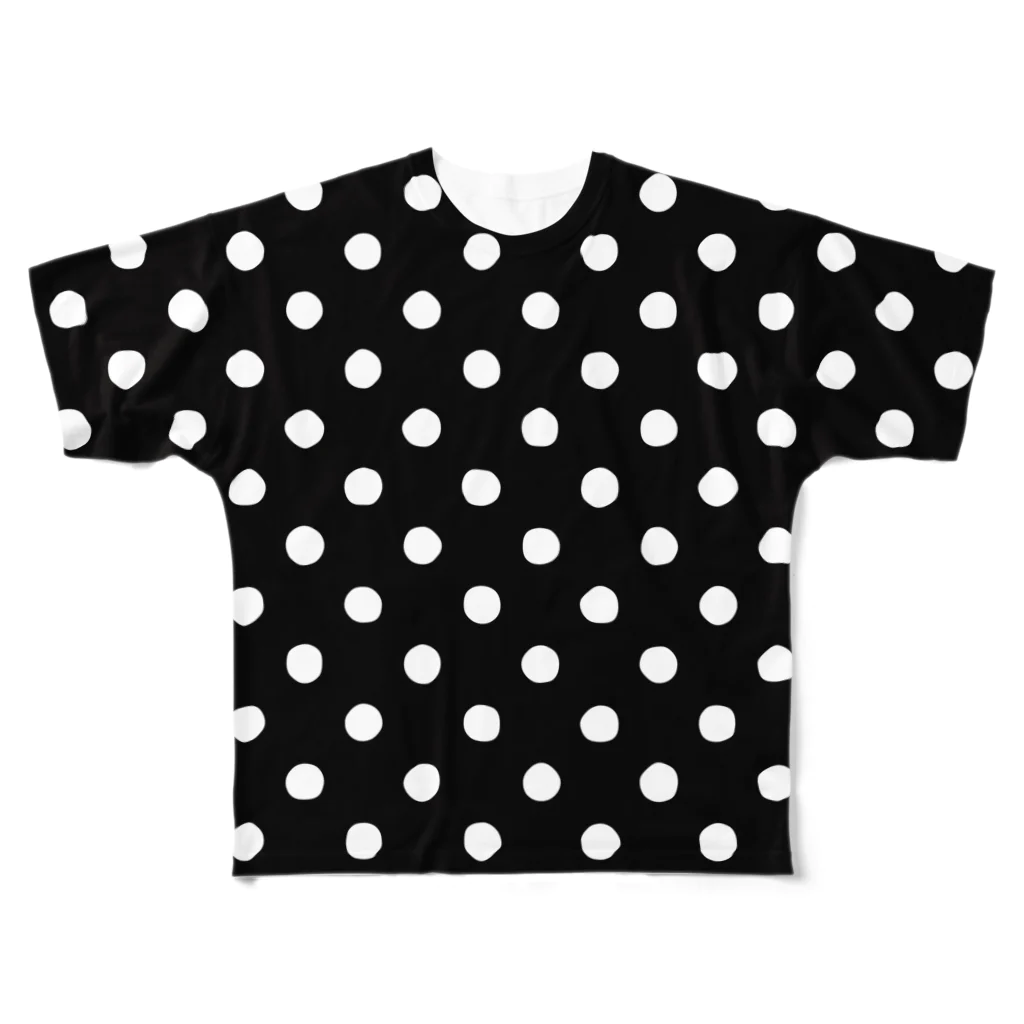 Ten & Sen Collectionのgumi_180_bk All-Over Print T-Shirt