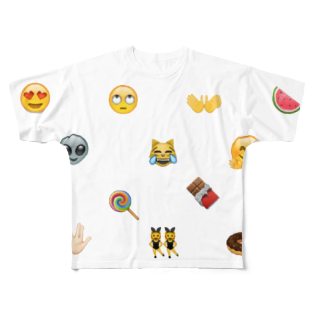 DGPGのIphon絵文字 All-Over Print T-Shirt