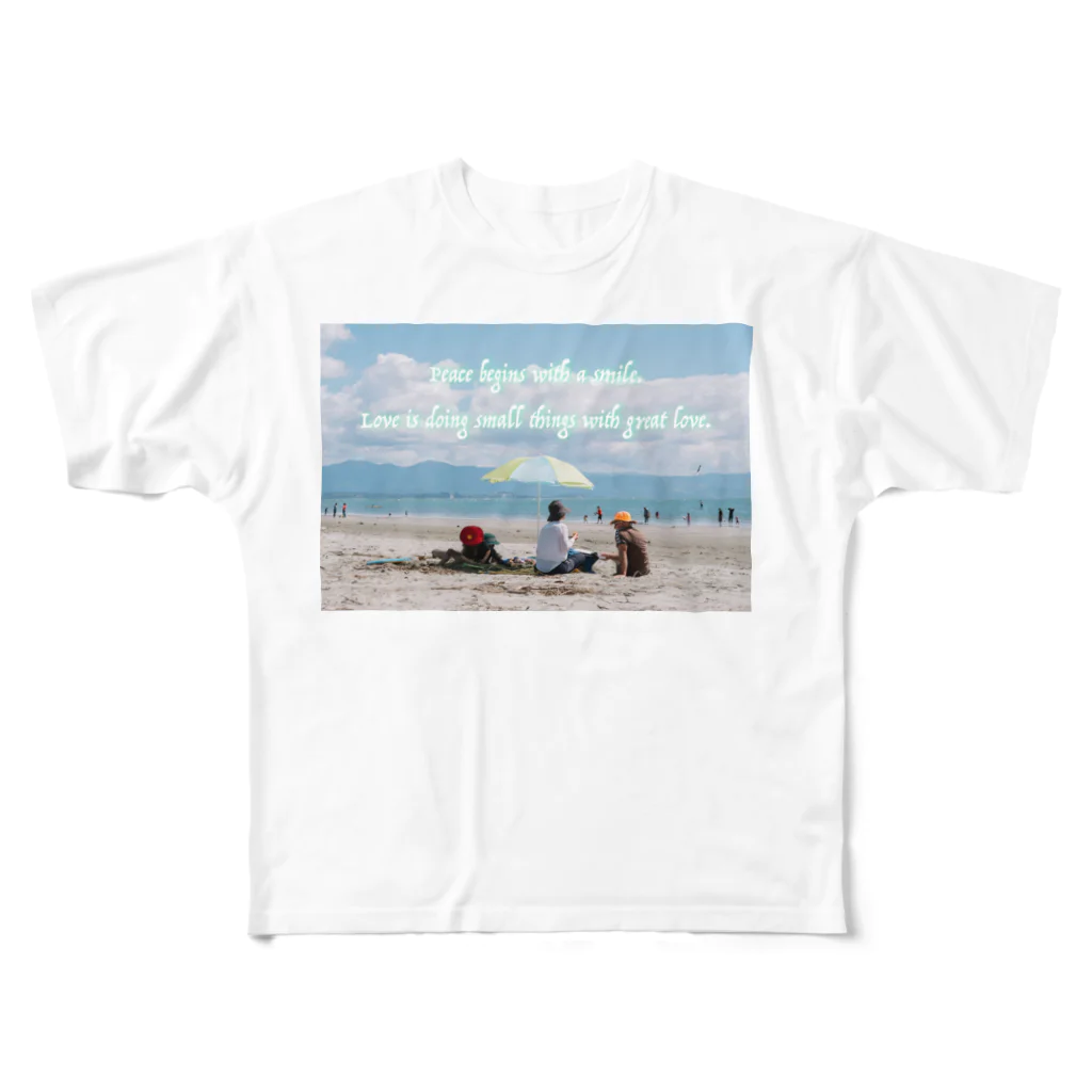 JUNGLE-JOURNEYのLOVE #1 フルグラフィックTシャツ