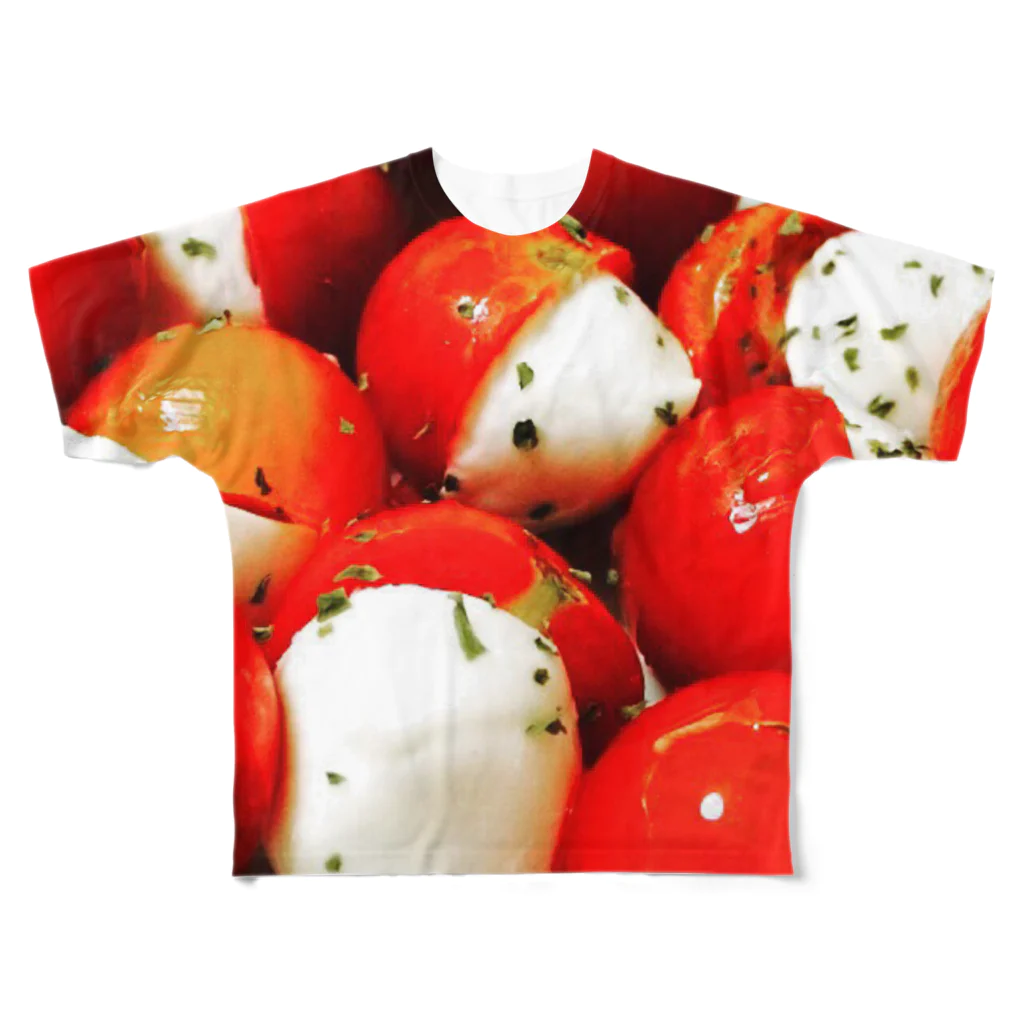 f-yuのカプレーゼ All-Over Print T-Shirt