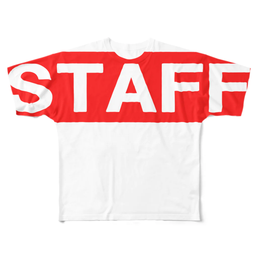 AAAstarsのSTAFF　ー両面ﾌﾟﾘﾝﾄ All-Over Print T-Shirt