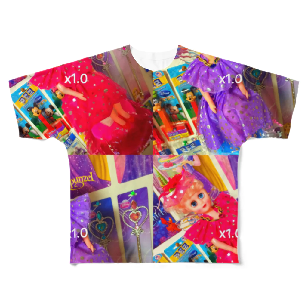 ✿   SαααQRiL 氏   .。のdolls. All-Over Print T-Shirt