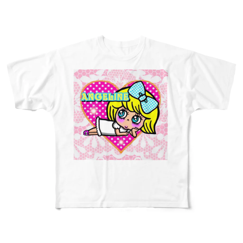 An'reiya 【 team✩ALB 】のangeline フルグラフィックTシャツ