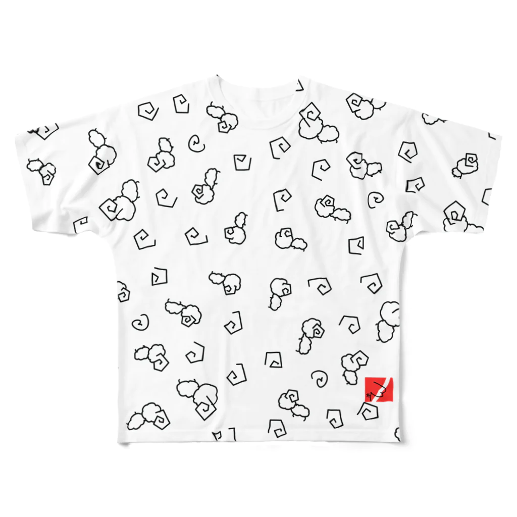 shu3sanのshu3shop All-Over Print T-Shirt