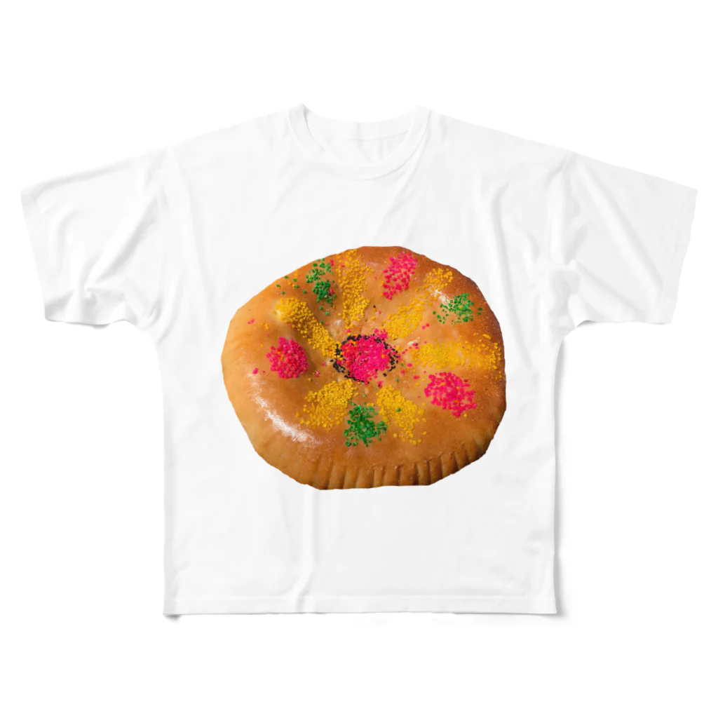 moriguruiのウズベキスタンで買ったでかいパン All-Over Print T-Shirt