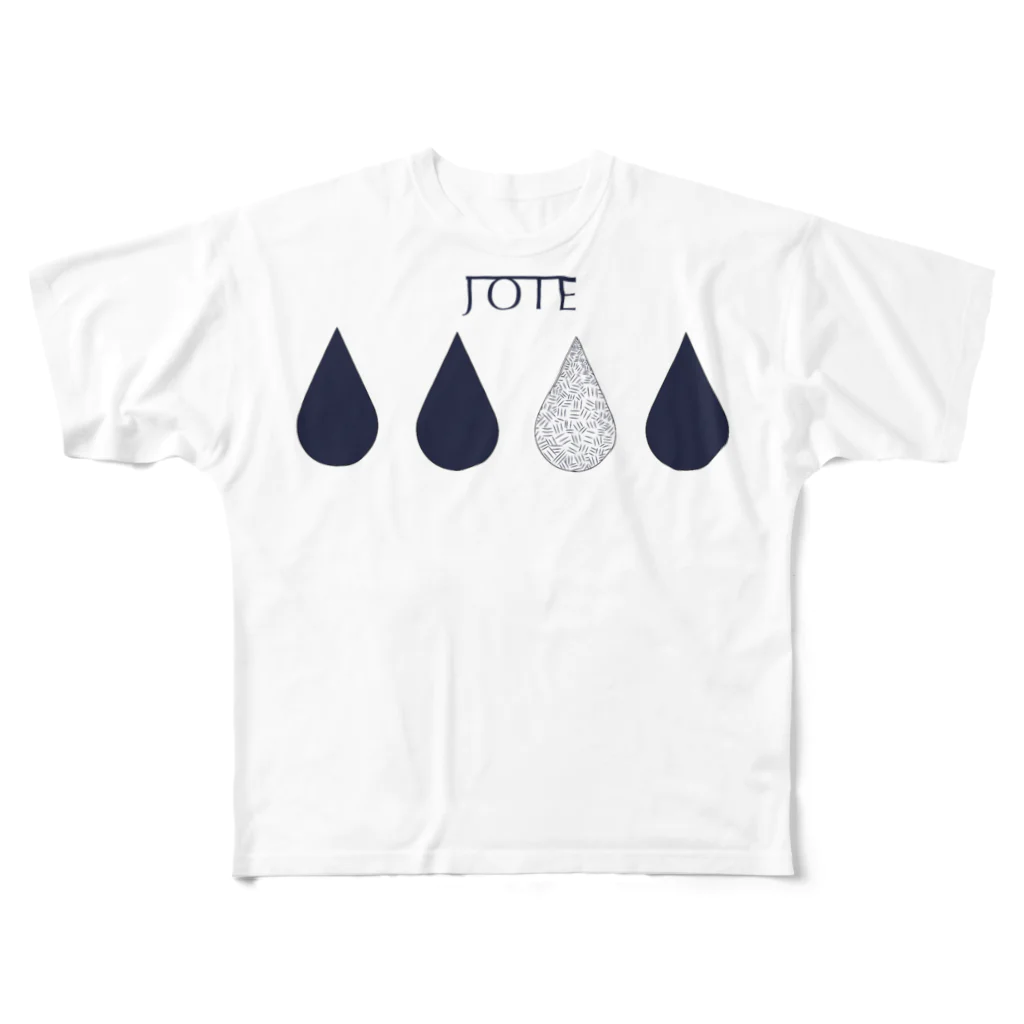 JOIEのJOIE  ｢雨｣ All-Over Print T-Shirt