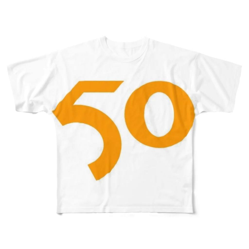 エリア45の50。 フルグラフィックTシャツ