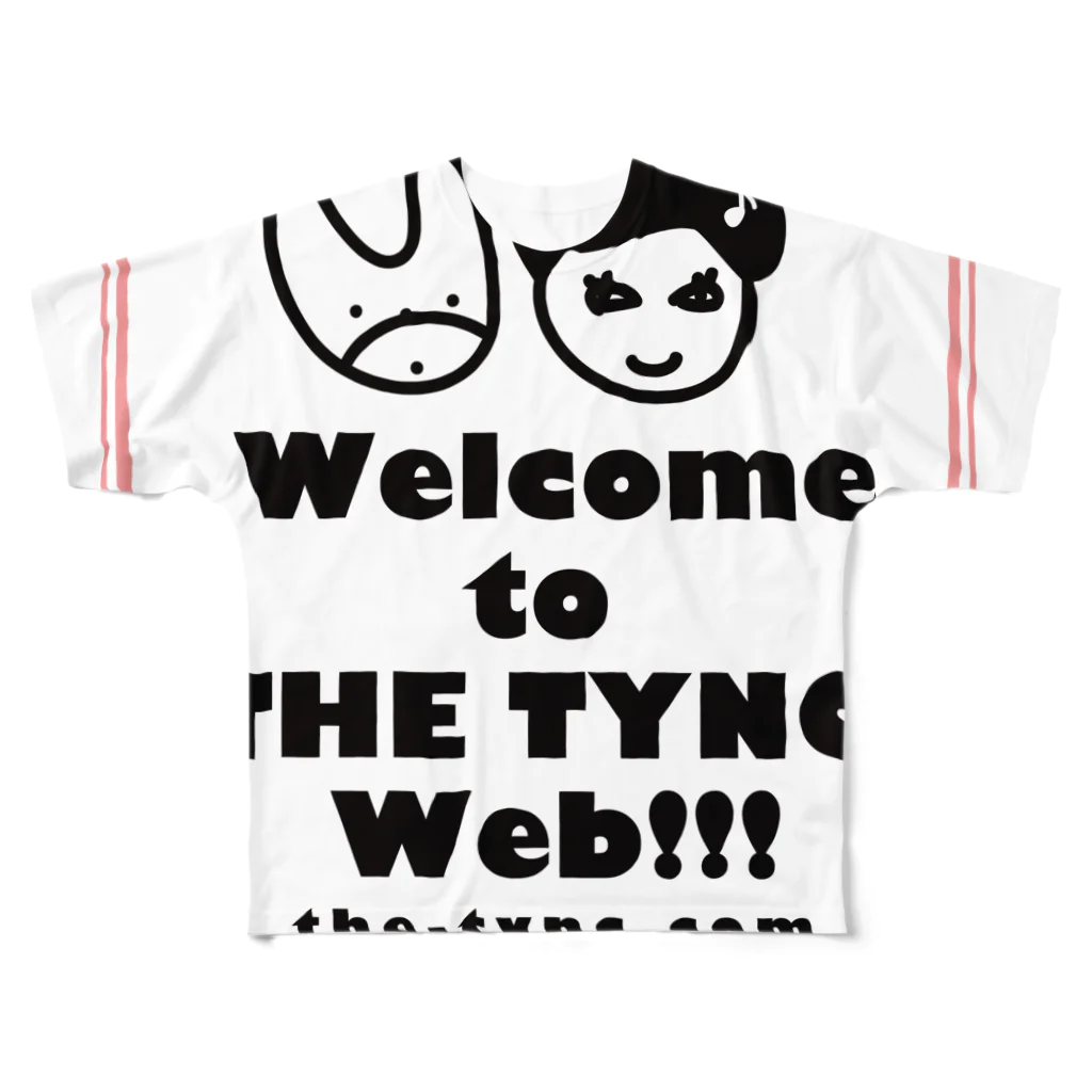 Kekyo & Yoritan RECORDSのTHE TYNC [Coming Soon ! - ROSE]  フルグラフィックTシャツ