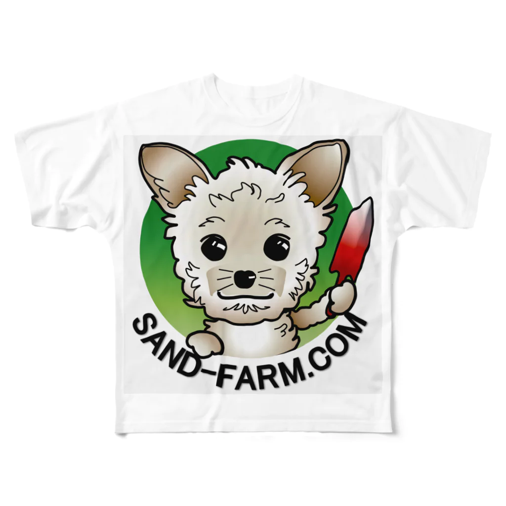 Sand Farm Fukaya / サンドファーム深谷のサンドファーム深谷 公式キャラクター ｢サンドちゃん｣ フルグラフィックTシャツ