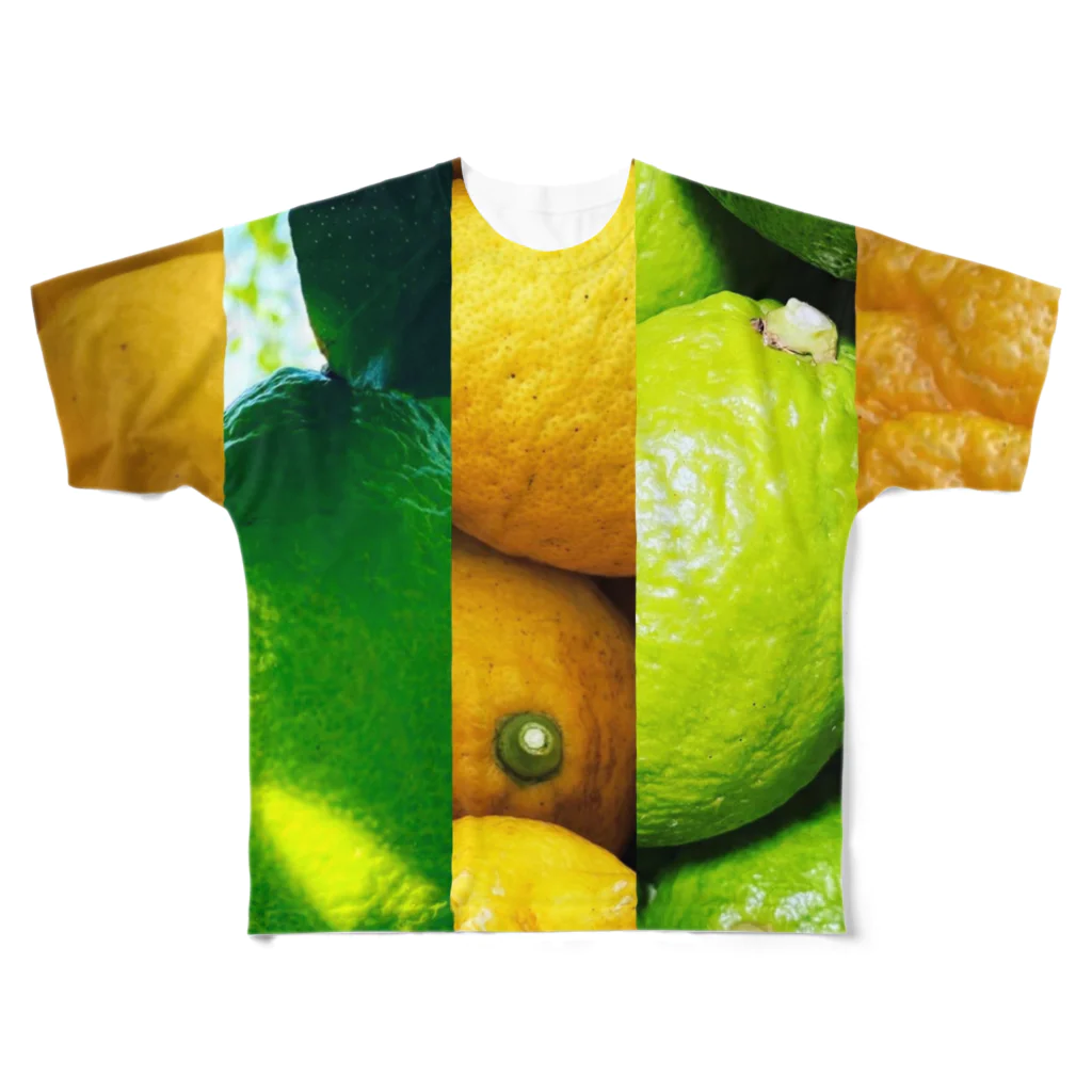 ﾆｼｷｵﾘ🍋Collectionのcitrusシャツ縦 All-Over Print T-Shirt