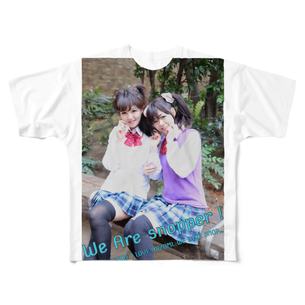 【公式】すのっぷ☆しょっぷのすのっぷ☆ All-Over Print T-Shirt