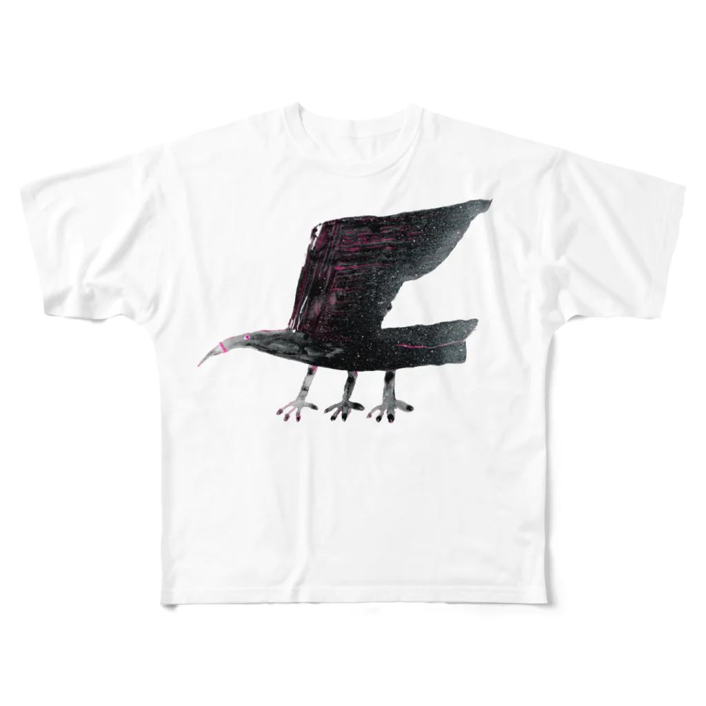 みわちゃんは超生きるの宇宙の八咫烏（カラー版） All-Over Print T-Shirt