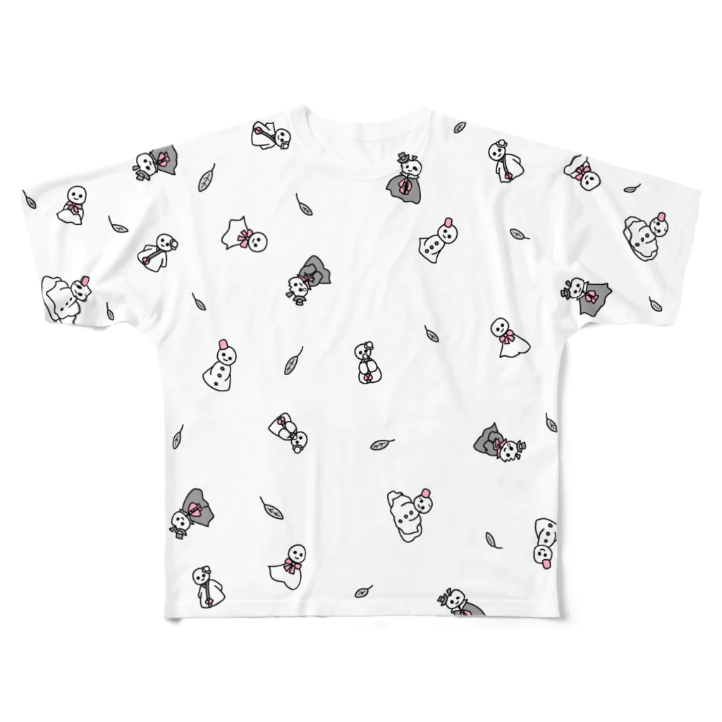 うめほしゆずたろう。のてるてるフルグラシャツ All-Over Print T-Shirt