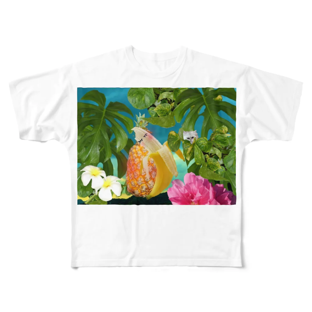水彩屋の禁断の果実 フルグラフィックTシャツ