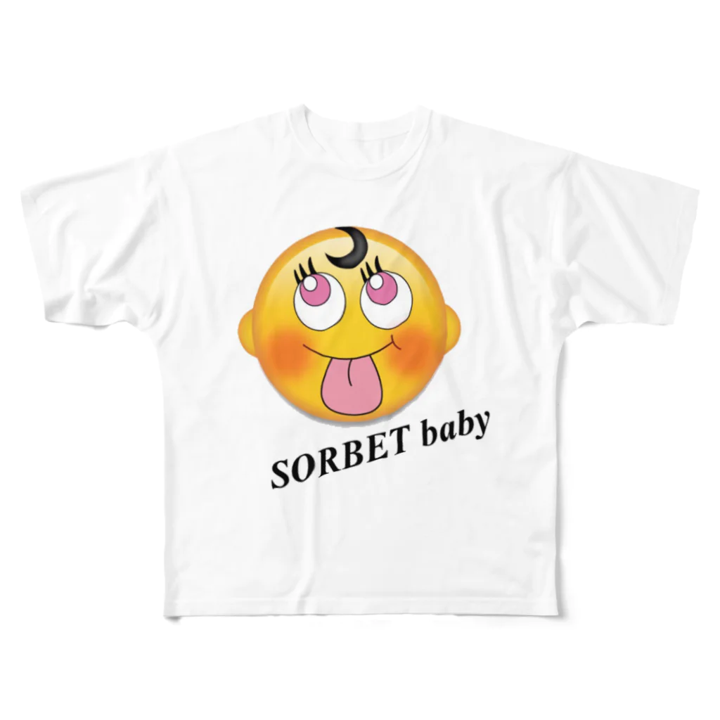 SORBET01の👶🏻SORBET baby👻 フルグラフィックTシャツ