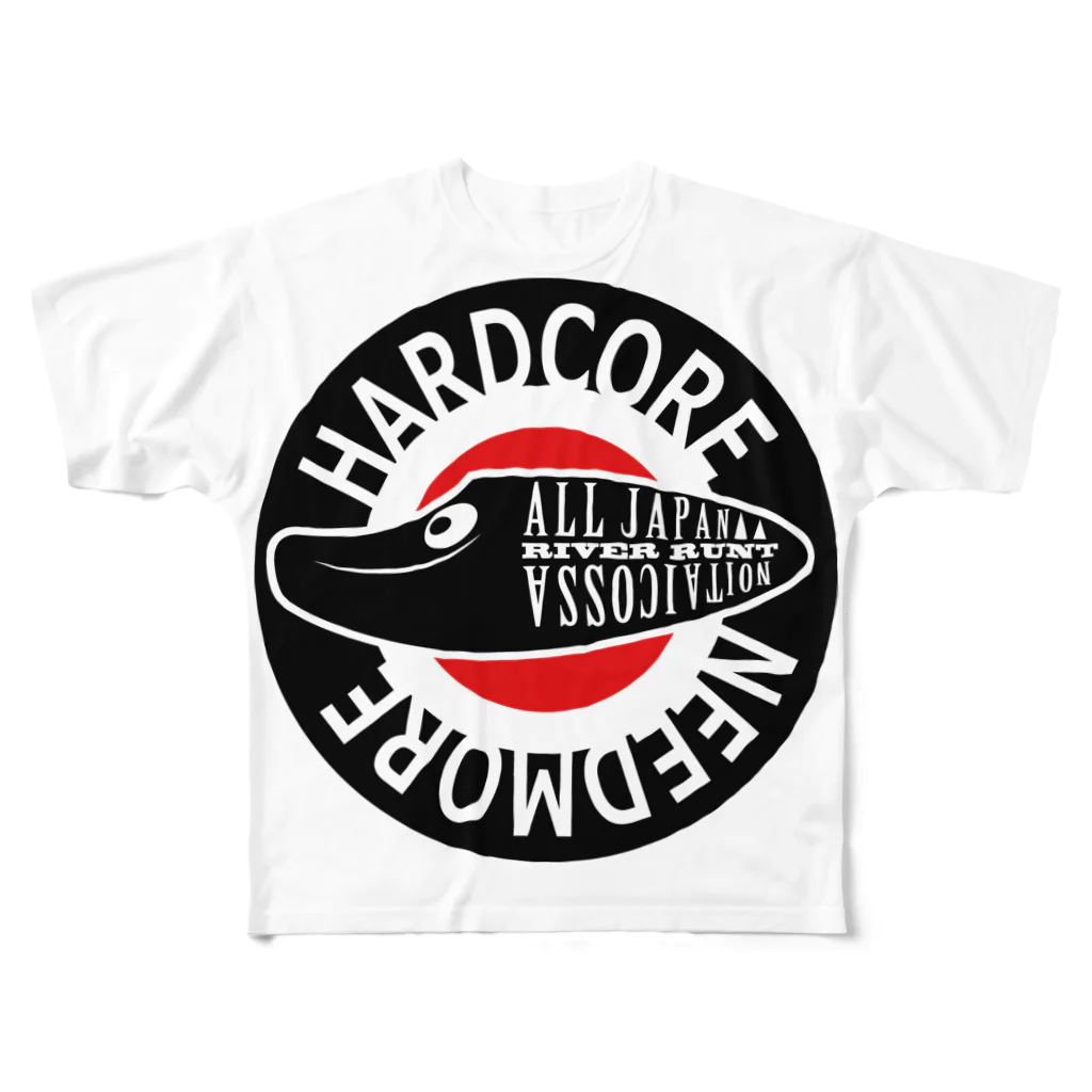 572-5のHARDCORE_NEEDMORE フルグラフィックTシャツ