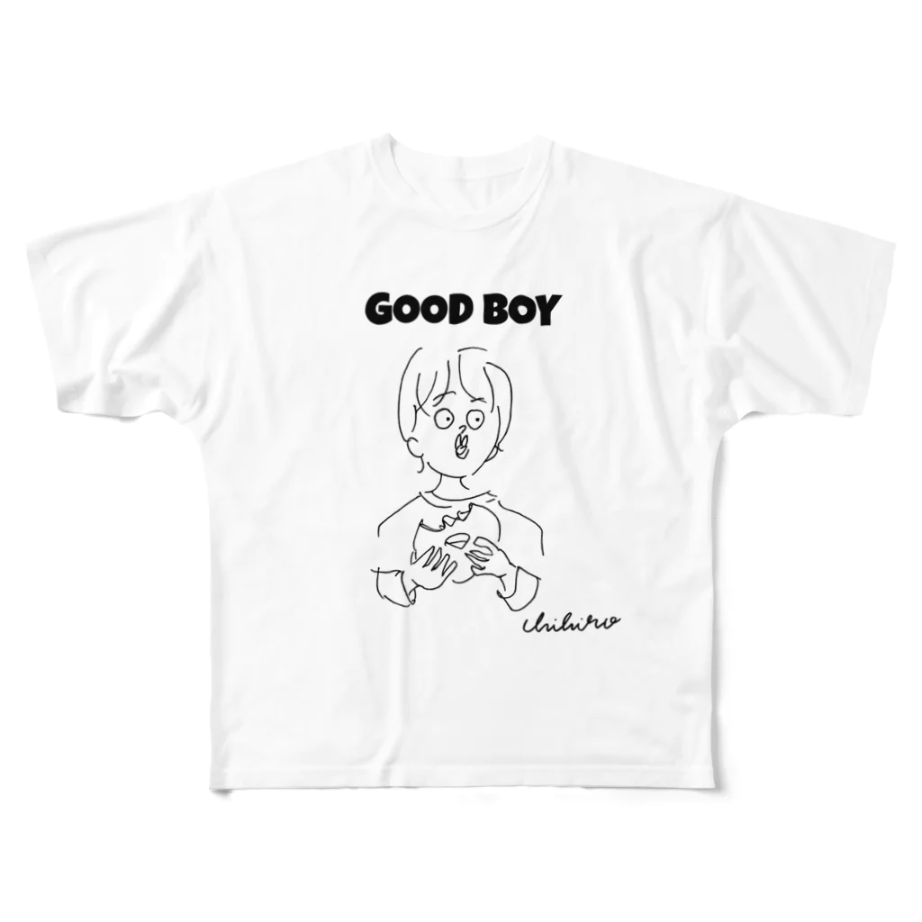 green-doorsのGOOD BOY フルグラフィックTシャツ