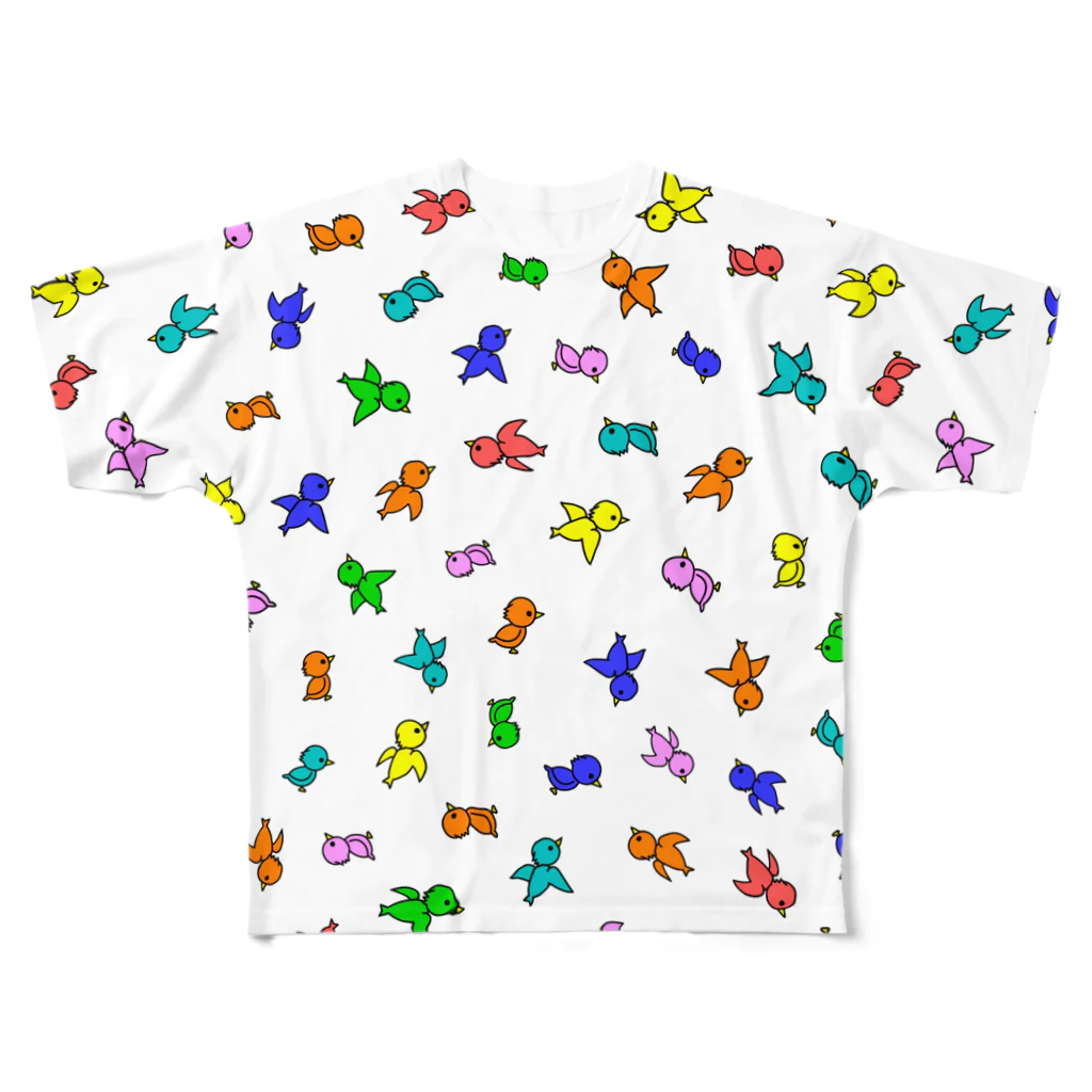 wacky mackeyのいろとりどり All-Over Print T-Shirt