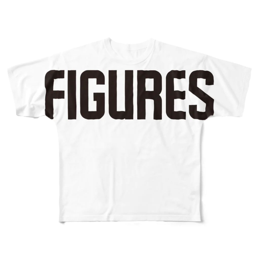 figuresのフィギュア フルグラフィックTシャツ