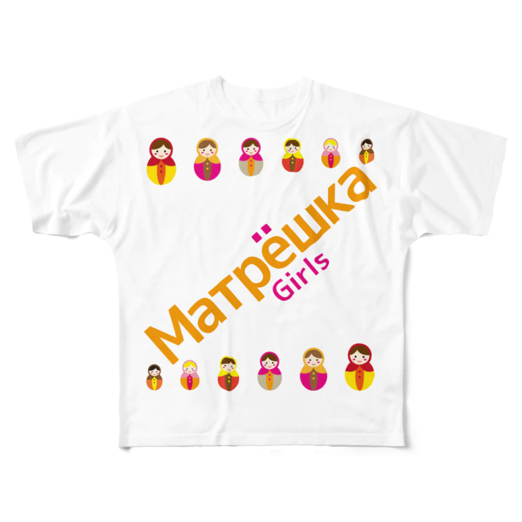 フォーヴァのMatryoshkagirls All-Over Print T-Shirt