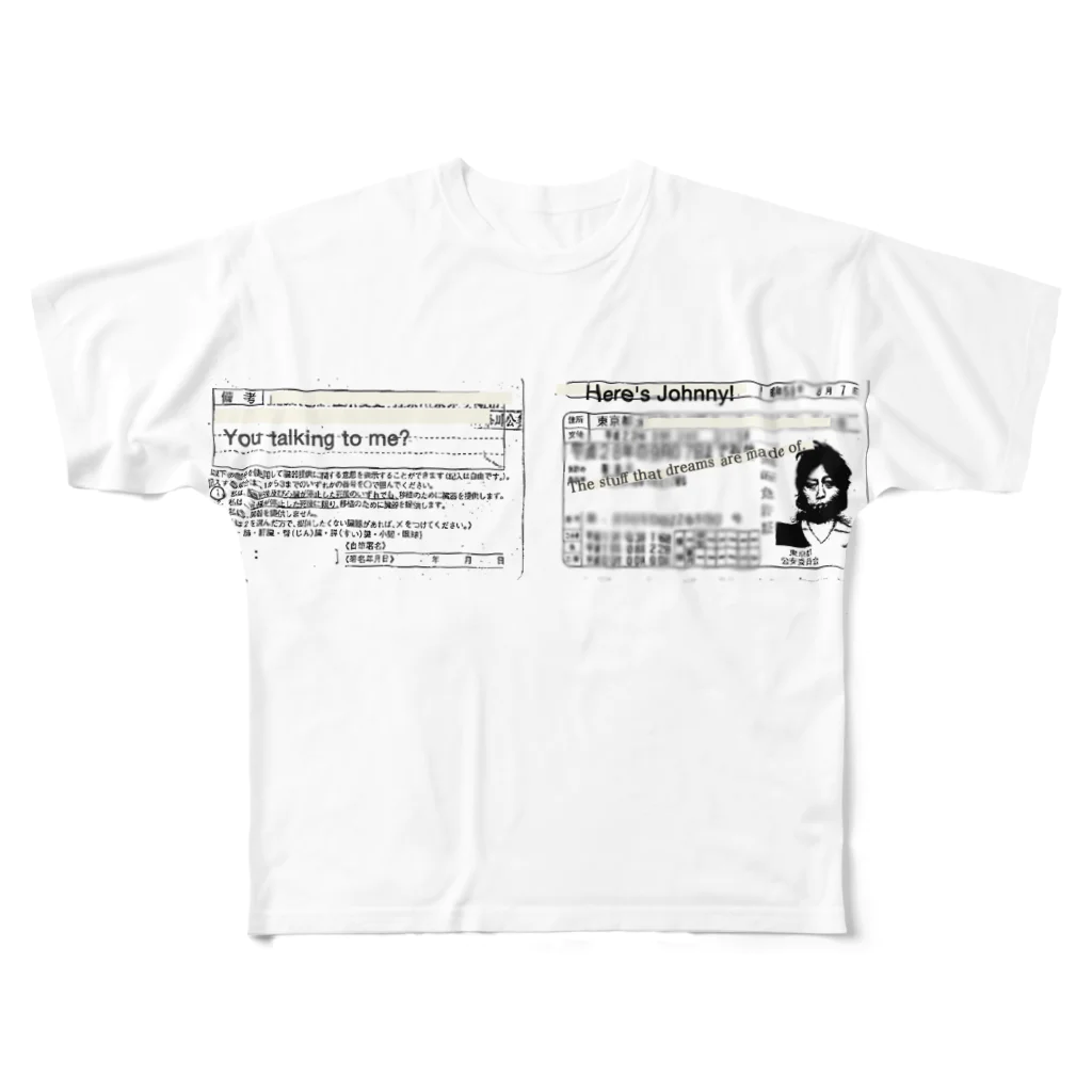 ELECTRICLADY LABOのオリジナルmovie All-Over Print T-Shirt