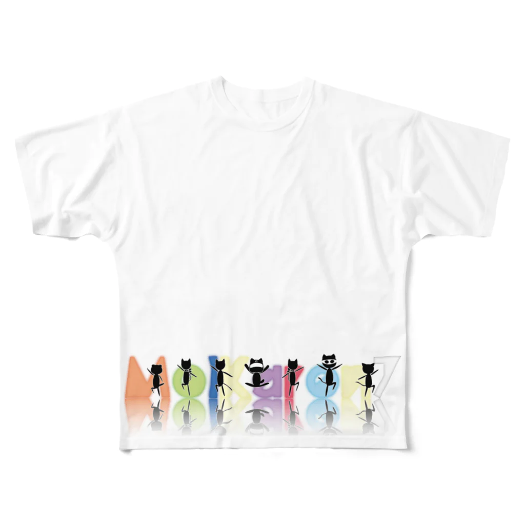 MolKaronのMolKaron７　鏡文字 All-Over Print T-Shirt