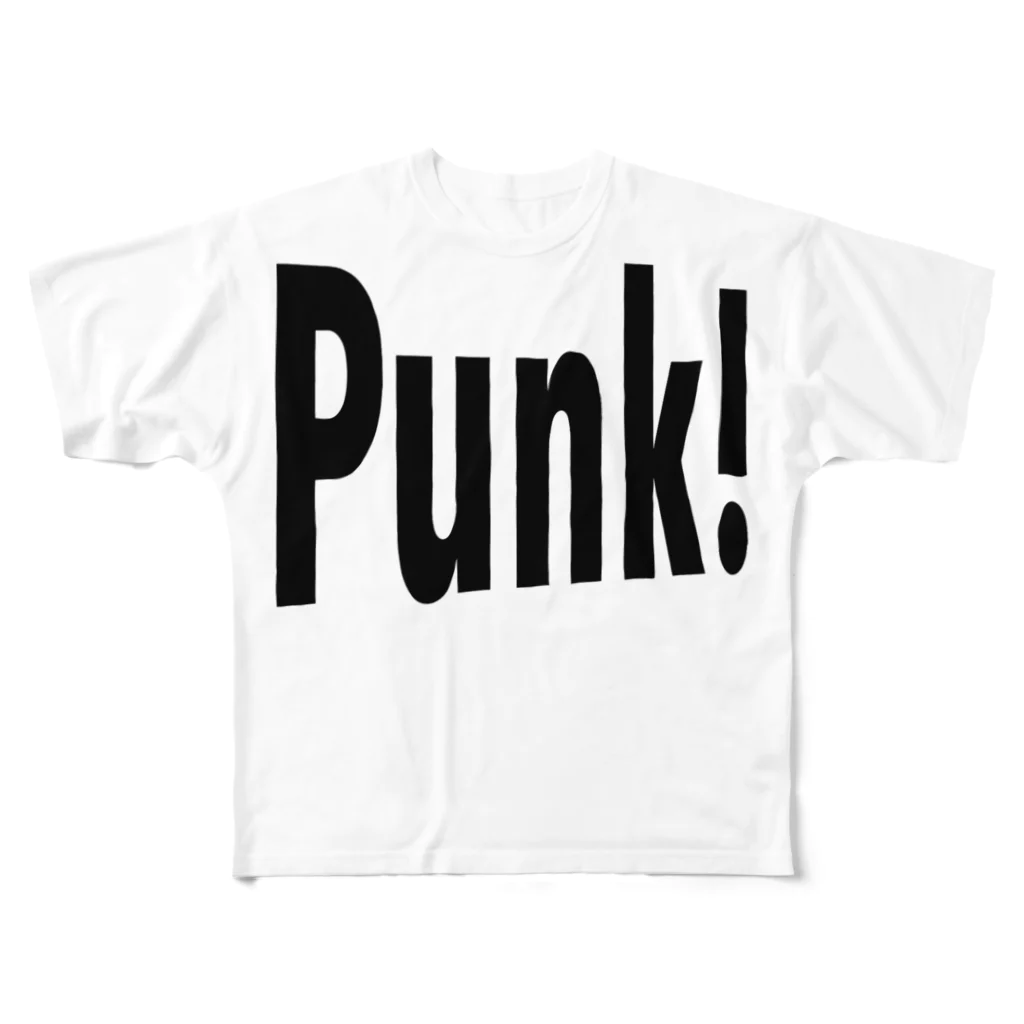 Punk Rock Jukeboxのpunk フルグラフィックTシャツ