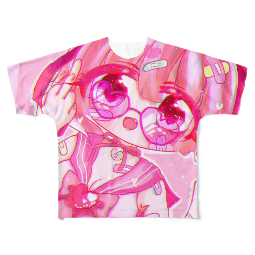 思議乃໒꒱のお前はわたしか？ All-Over Print T-Shirt