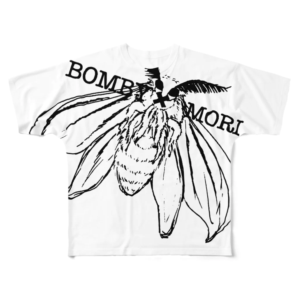 Miyuki_SakagamiのBOMBYX MORI All-Over Print T-Shirt