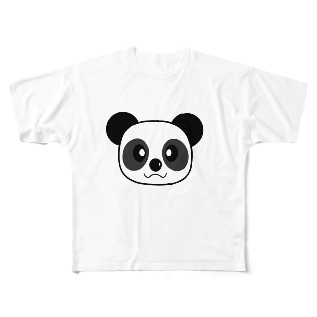 チャタリオの【原価販売】パンダのタンタンＢタイプ All-Over Print T-Shirt